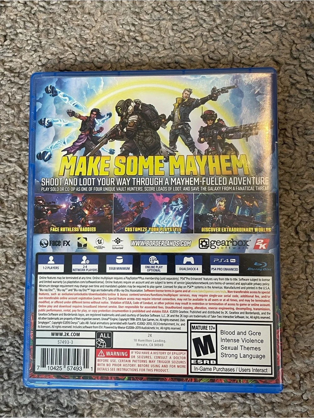 Borderlands 3 PS4 Video Game